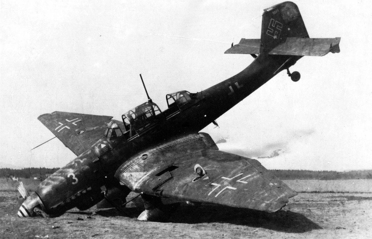 Junkers Ju 87D8 Stuka NJGr WNr 1084 Yellow 3 Czechoslovakia  1945 01